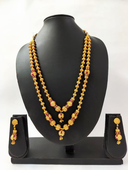 Stunning Traditional Mala Jewelry Set