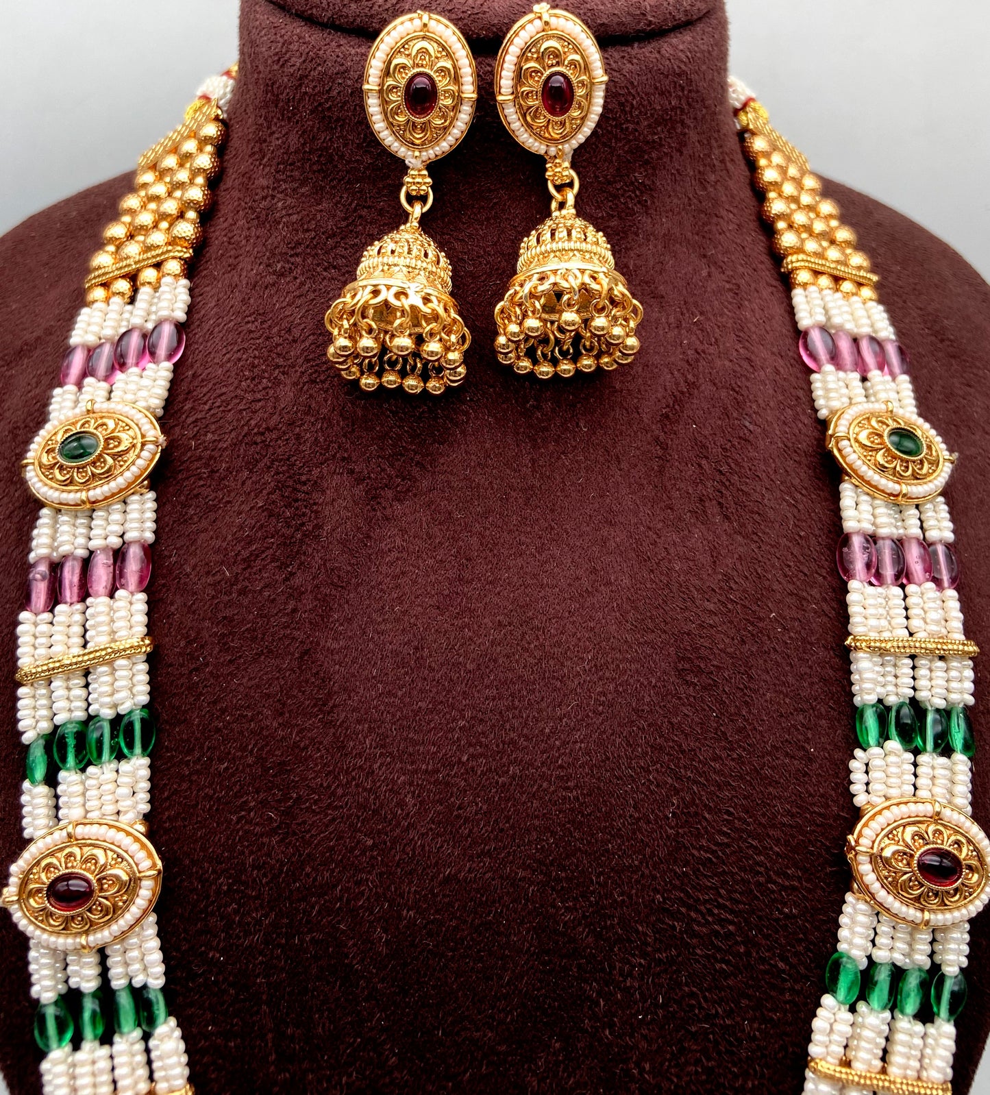 Stunning Traditional Long Necklace Set