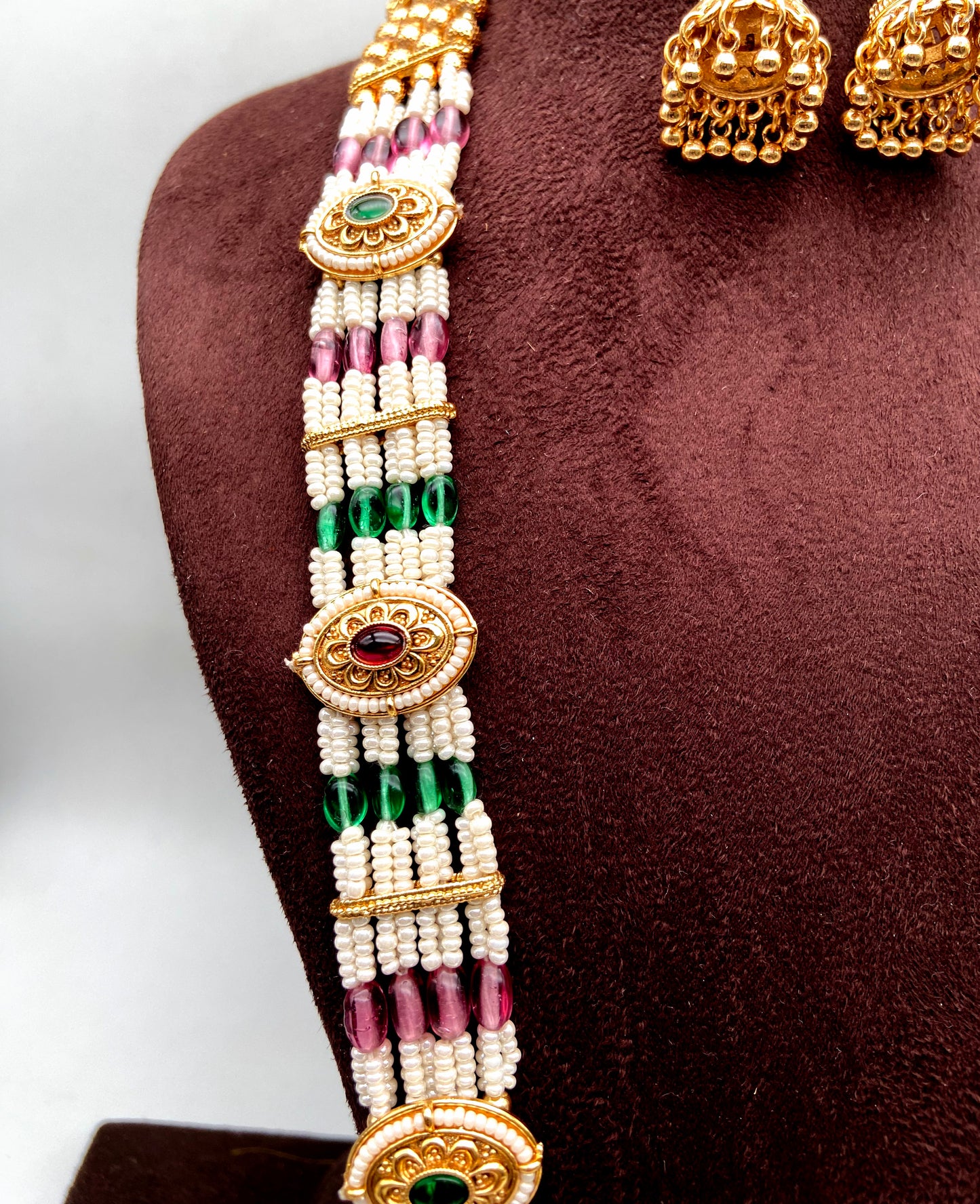 Stunning Traditional Long Necklace Set