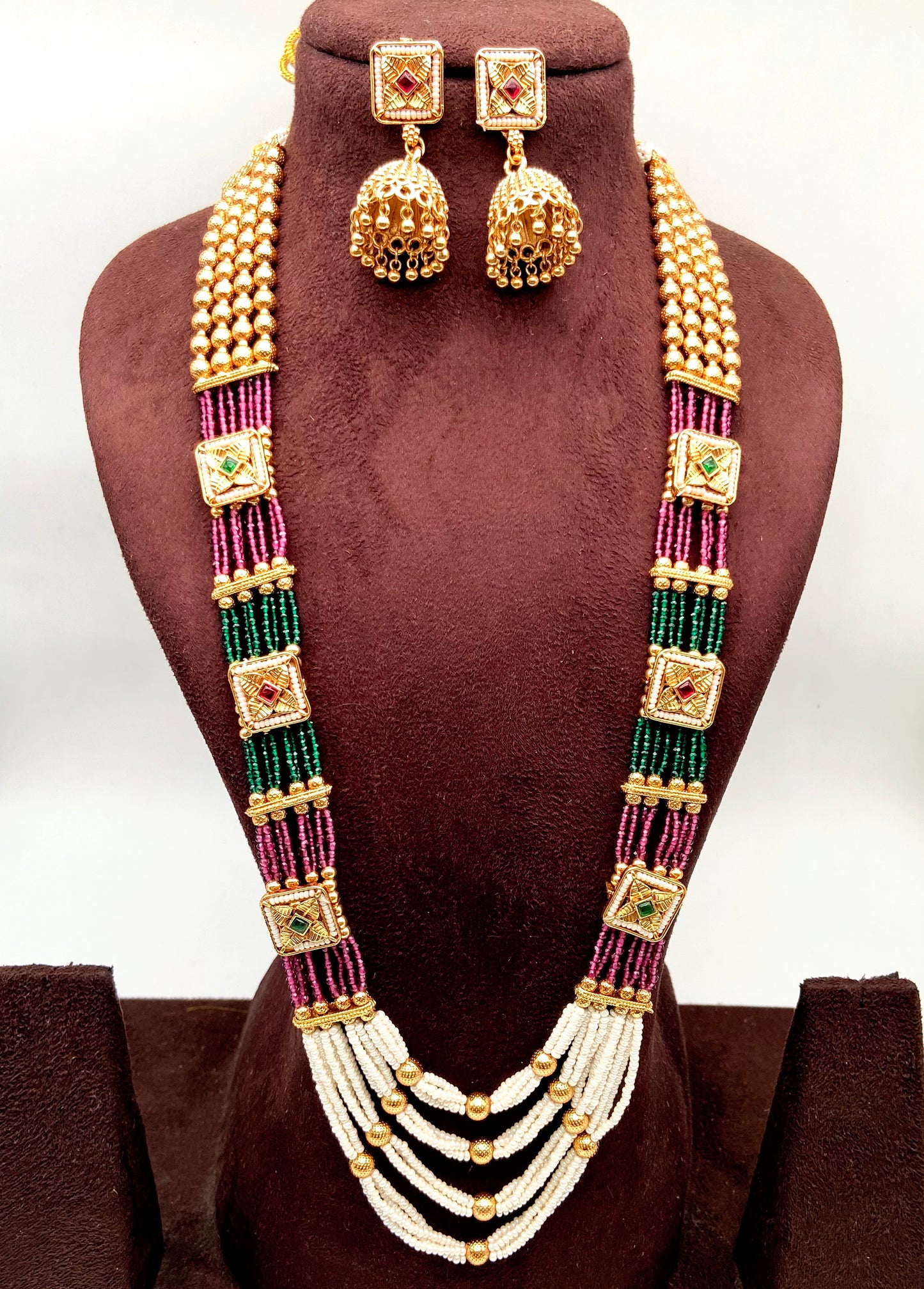 Elegant Traditional Long Jewelry Set