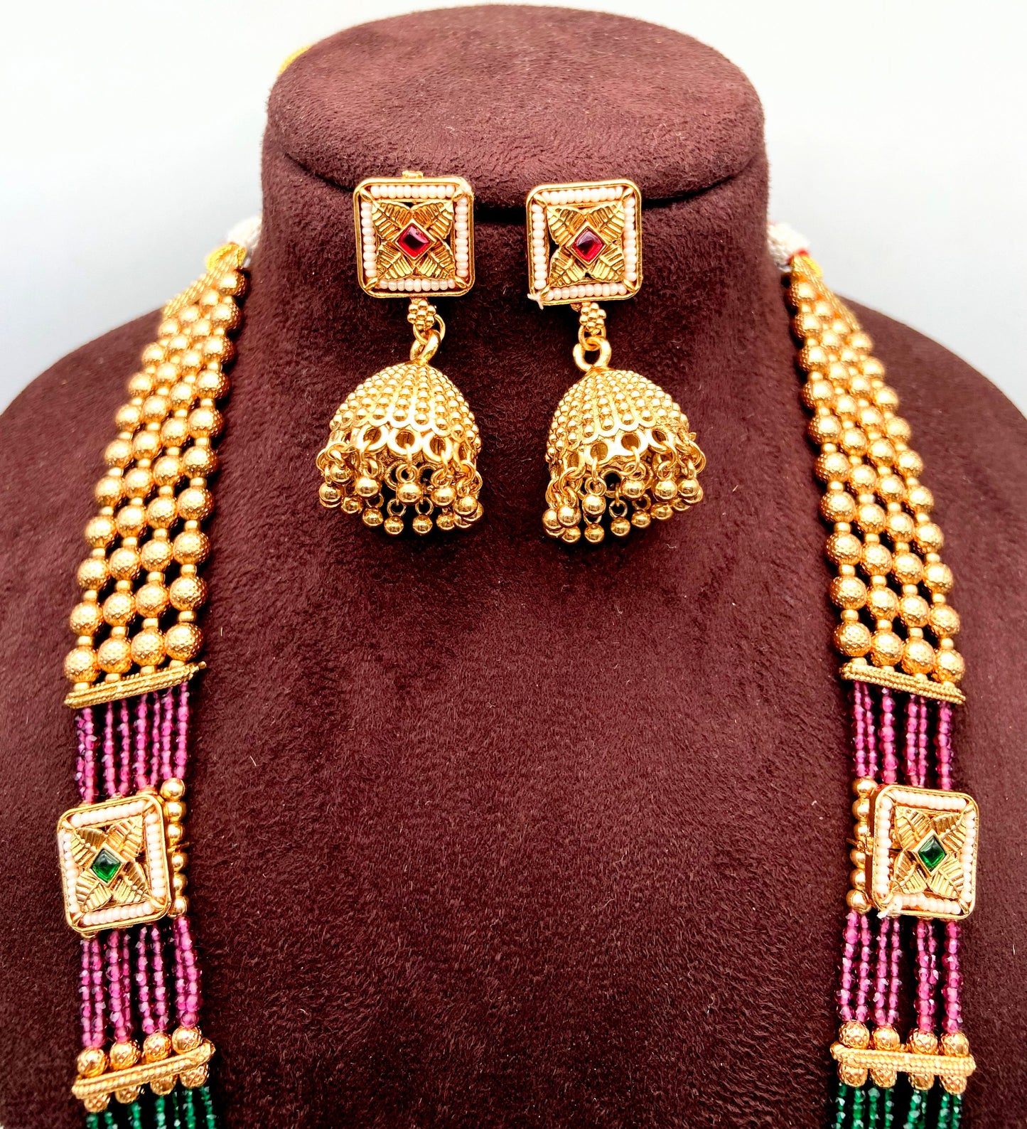 Elegant Traditional Long Jewelry Set